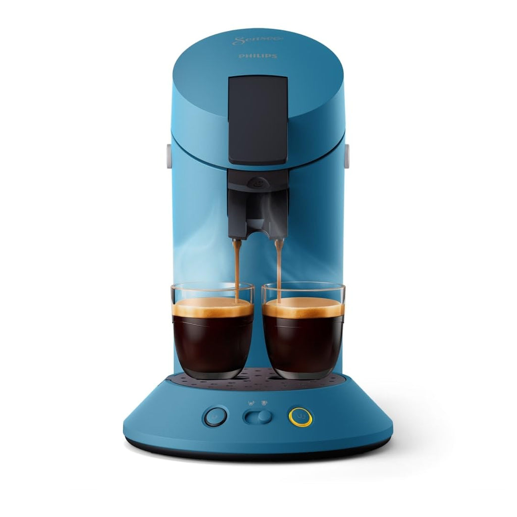 Machine à Café à Dosettes Bleu Paon – Intensité Réglable & Boost d'Arômes (CSA210/00)