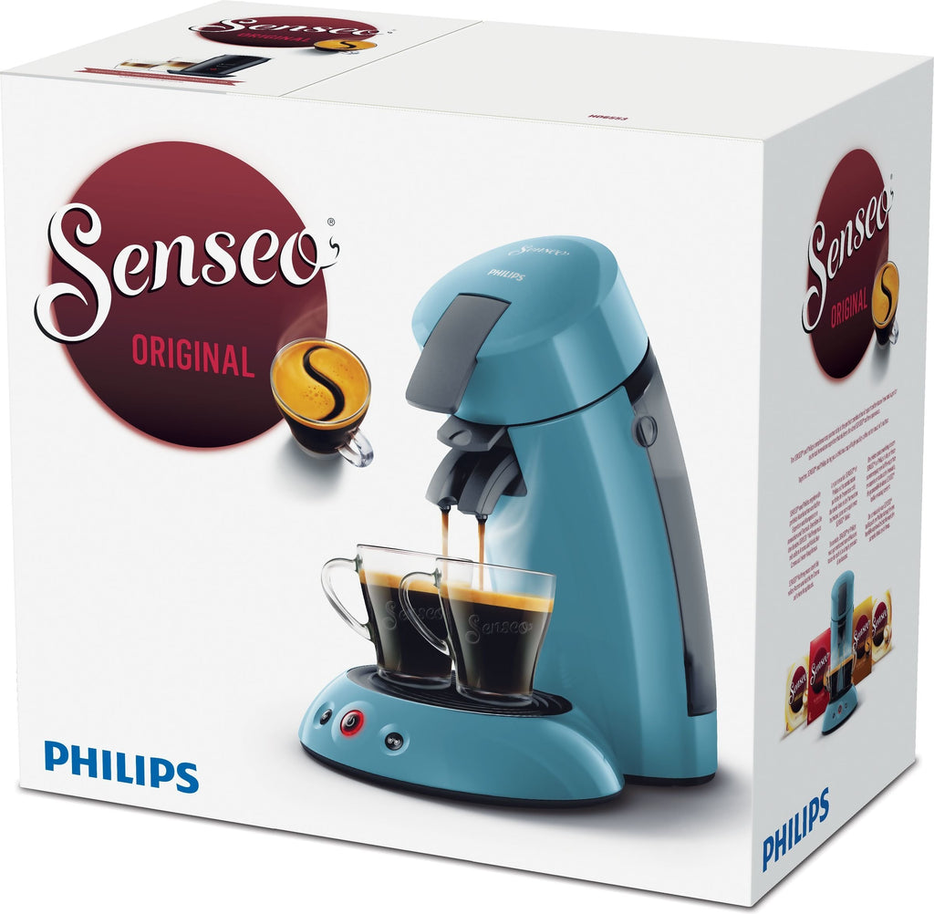 Machine à Café à Dosettes Bleue – Réservoir 0,7 L & Puissance 1450 W (HD6553/21)