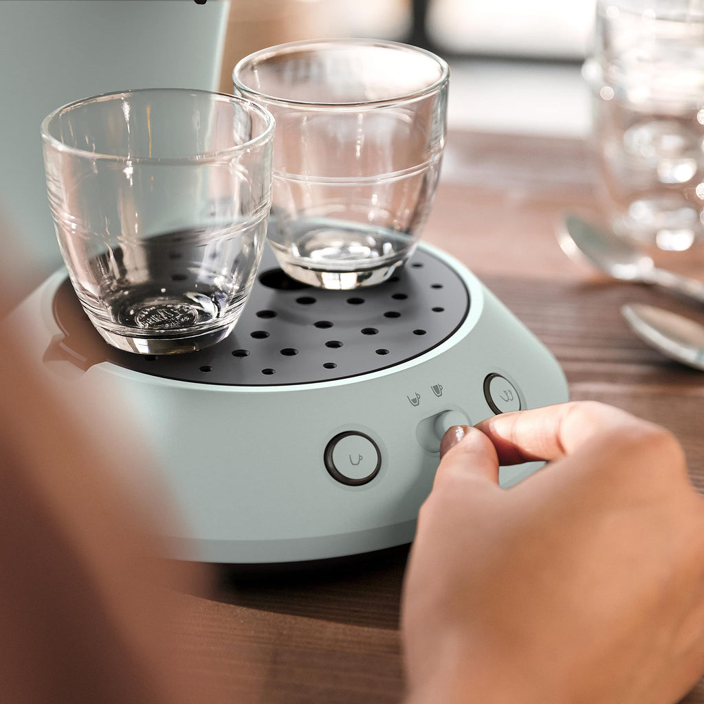 Machine à Café à Dosettes Menthe Pâle – Design Moderne & Crème Fine (CSA210/21)